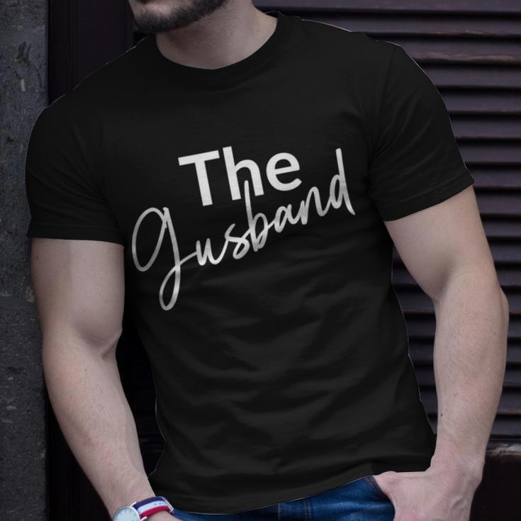 The Gusband Gay Husband Relationship Friends Funny Saying Gift For Women Unisex T-Shirt Gifts for Him