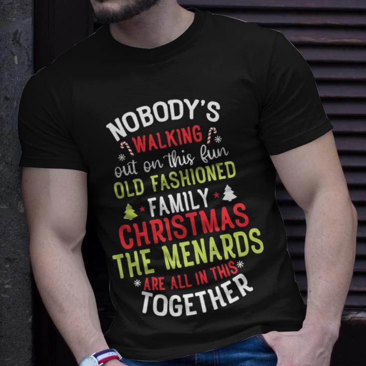 The Menards Name Gift The Menards Christmas Unisex T-Shirt Gifts for Him