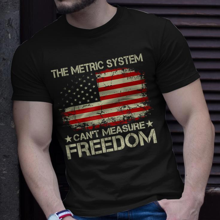 The Metric System Cant Measure Freedom 4Th Of July Unisex T-Shirt Gifts for Him