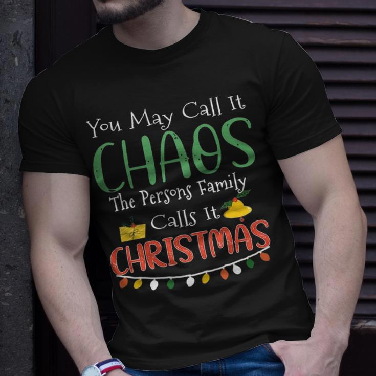 The Persons Family Name Gift Christmas The Persons Family Unisex T-Shirt Gifts for Him