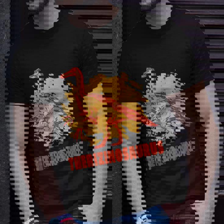 Therizinosaurus Scary Dinosaur Mr Mitts Unisex T-Shirt Gifts for Him Therizinosaurus Scary Dinosaur Mr Mitts Unisex T-Shirt Gifts for Him