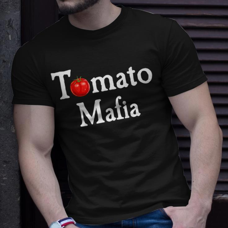 Tomato Mafia | Funny Gardening Lover Graphic Unisex T-Shirt Gifts for Him