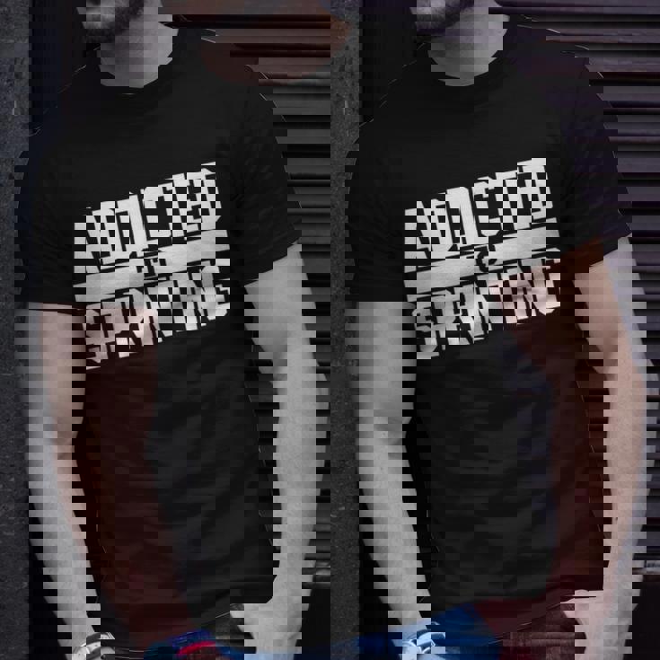 Track And Field Sprinting Sprinters T-Shirt Gifts for Him Track And Field Sprinting Sprinters T-Shirt Gifts for Him