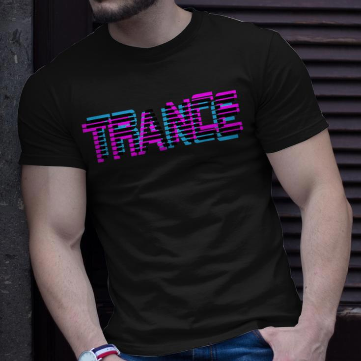 Trance With Uplifting Trance Vaporwave Glitch Remix Ed T-Shirt Gifts for Him