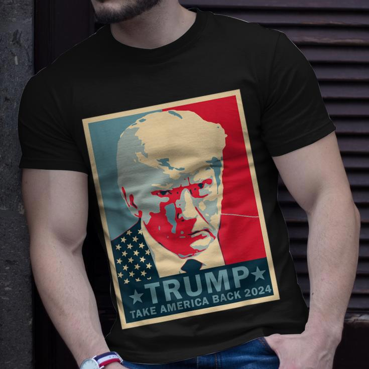 Trump Shot Take America Back 2024 T-Shirt Gifts for Him