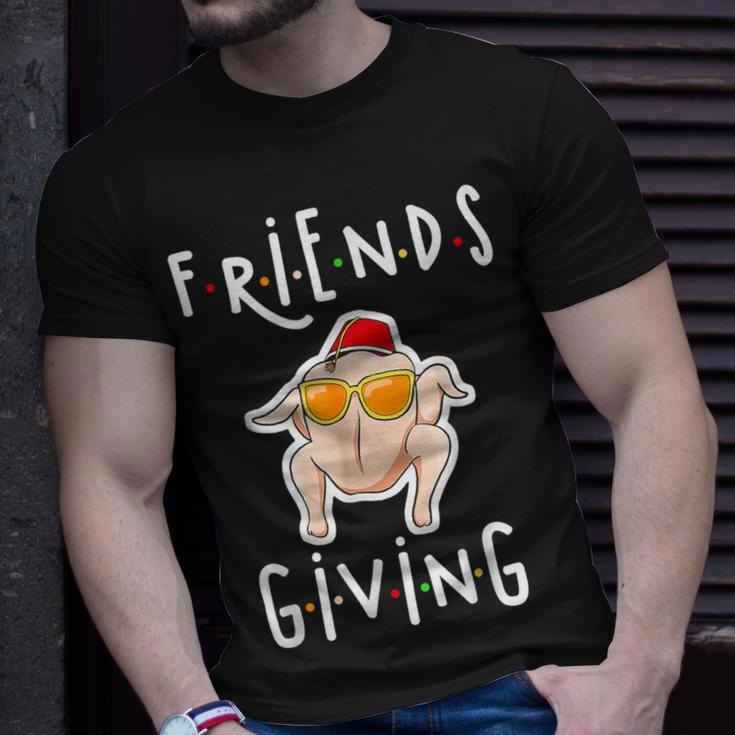 Turkey Friends Giving Happy Friendsgiving Thanksgiving T-Shirt Gifts for Him