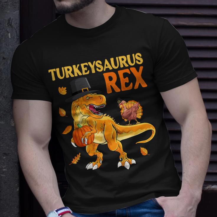 Turkeysaurus Rex Turkey Dab Dino Boys Toddler Thanksgiving T-Shirt Gifts for Him