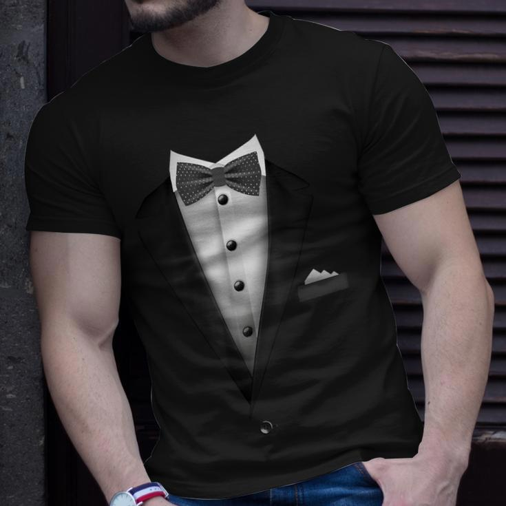 Tuxedo With Bowtie For Wedding And Special Occasions T-Shirt Gifts for Him