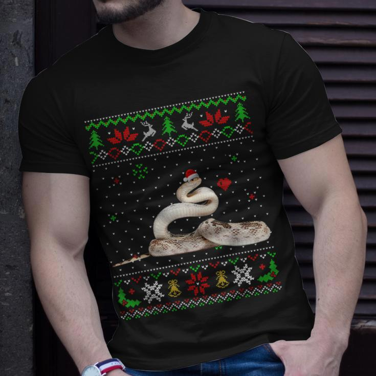Ugly Christmas Pajama Sweater Snake Animals Lover T-Shirt Gifts for Him