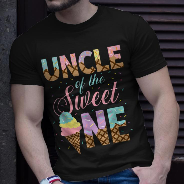 Uncle Of The Sweet One Ice Cream 1St First Birthday Family Unisex T-Shirt Gifts for Him