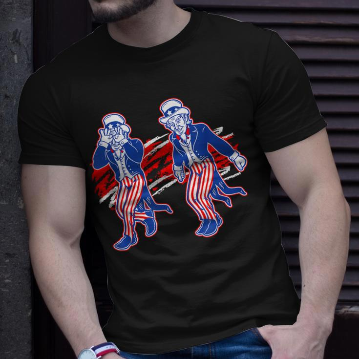 Uncle Sam Griddy 4Th Of July Independence Day Unisex T-Shirt Gifts for Him