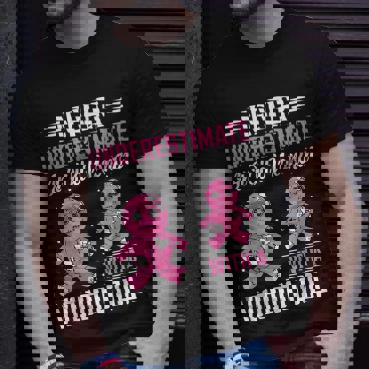 Never Underestimate An Old Woman With A Voodoo Doll Old Woman T-Shirt Gifts for Him