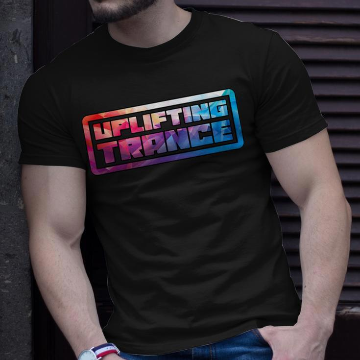 Uplifting Trance Colourful Trippy Abstract T-Shirt Gifts for Him