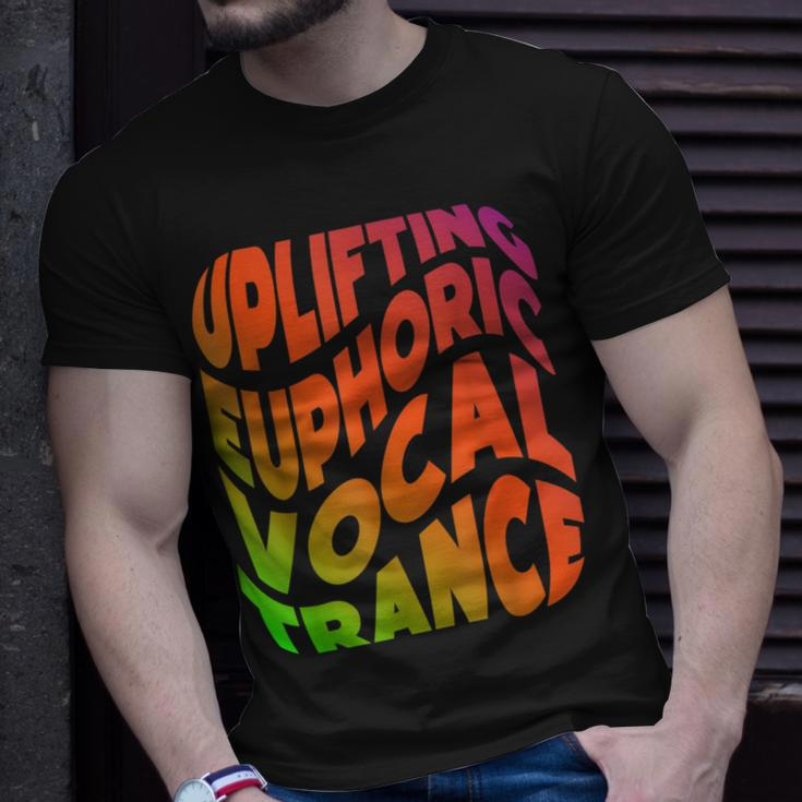 Uplifting Trance Euphoric Vocal Trance Music Edm Rave T-Shirt Gifts for Him