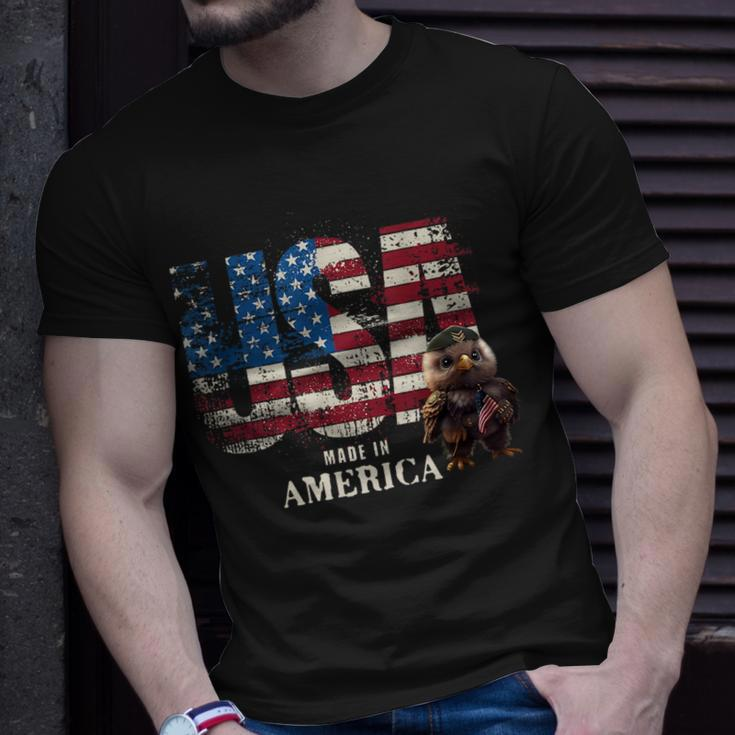 Usa America 4Th July Eagle Independence Day Patriot Unisex T-Shirt Gifts for Him