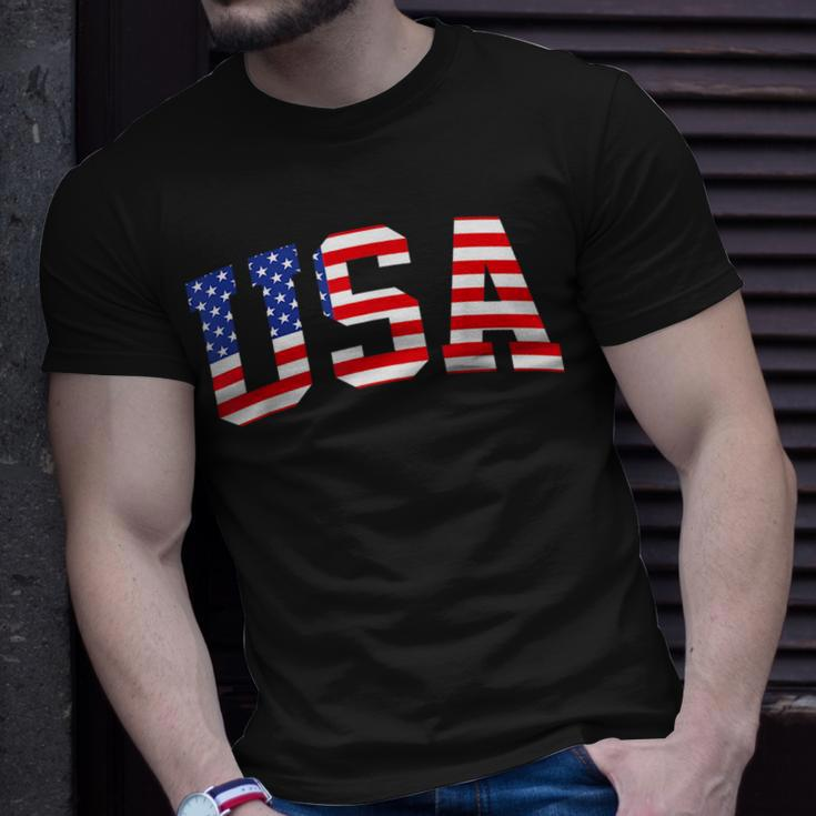 Usa Flag American Flag United States Of America 4Th Of July Usa Funny Gifts Unisex T-Shirt Gifts for Him
