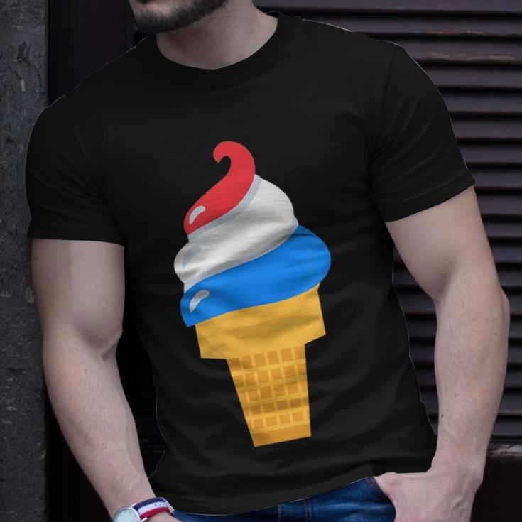 Usa Ice Cream Cone - Cute For 4Th Of July Usa Funny Gifts Unisex T-Shirt Gifts for Him
