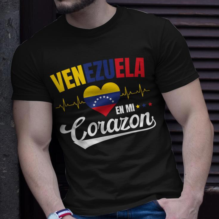 Venezuela En Mi Corazon Souvenirs For Your Native Country T-Shirt Gifts for Him