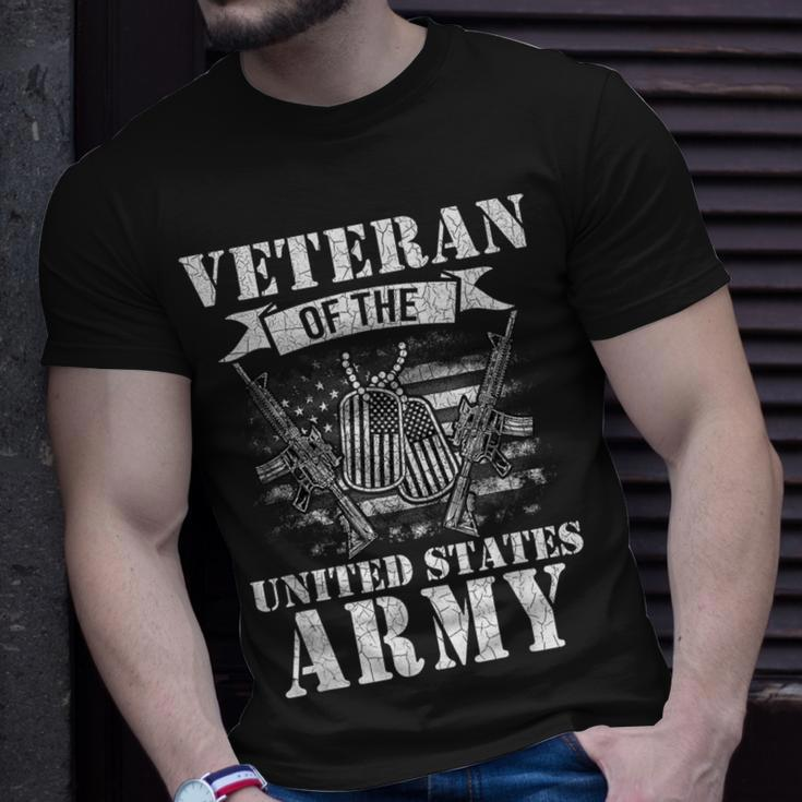 Veteran Of United States Us Army Veteran Father's Day T-Shirt Gifts for Him