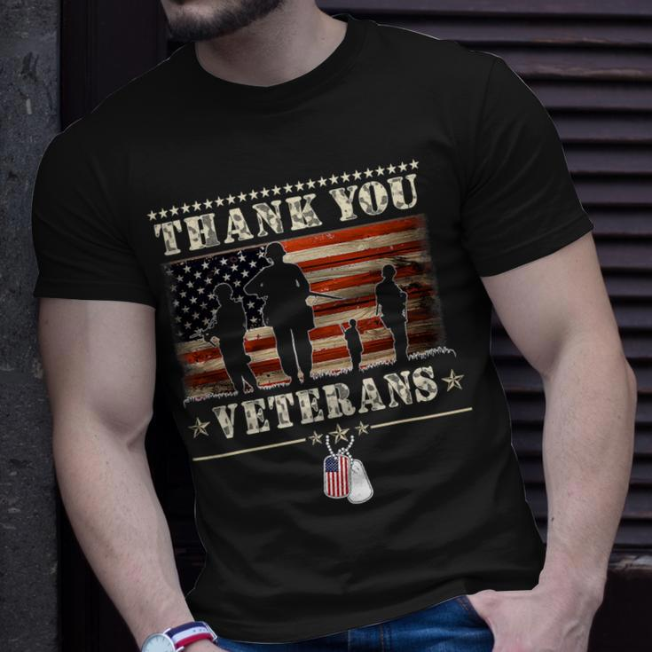 Veteran Vets Thank You Veterans Proud Veteran Day 321 Veterans Unisex T-Shirt Gifts for Him