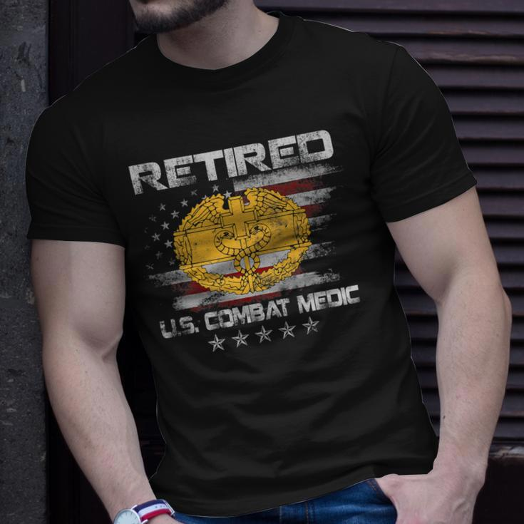 Veteran Vets US Army Retired Combat Medic Proud Veteran Medical Military 149 Veterans Unisex T-Shirt Gifts for Him