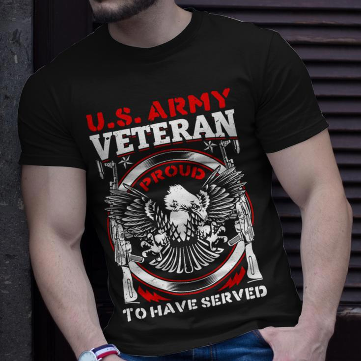 Veteran Vets Us Veterans Day US Veteran Proud To Have Served 1 Veterans Unisex T-Shirt Gifts for Him