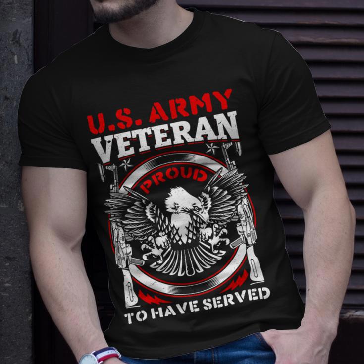 Veteran Vets Us Veterans Day US Veteran Proud To Have Served 1 Veterans Unisex T-Shirt Gifts for Him