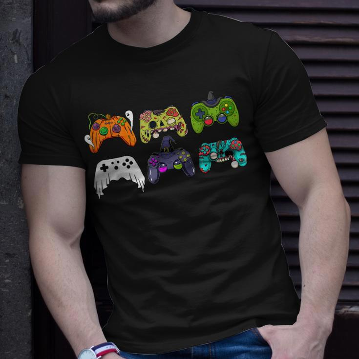Video Gaming Controllers Game Halloween Gamer Boys T-Shirt Gifts for Him