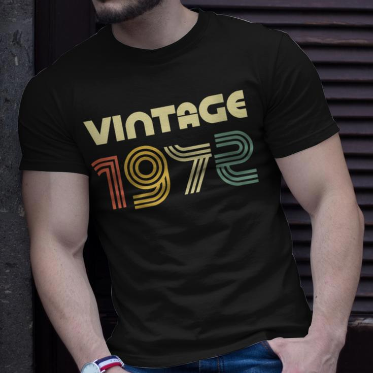 Vintage 1972 51St Birthday T-Shirt Gifts for Him