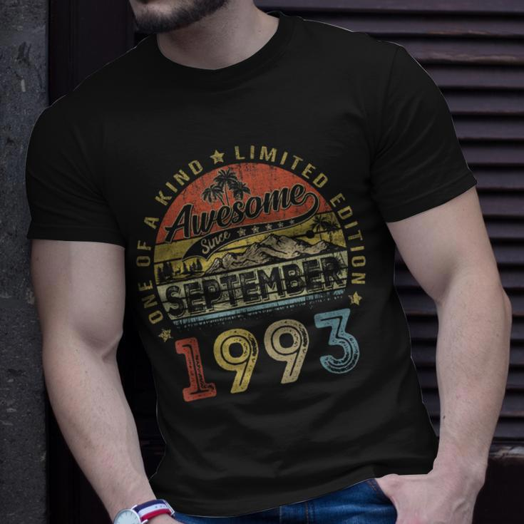 Vintage 30Th Birthday Legend Since September 1993 For T-Shirt Gifts for Him
