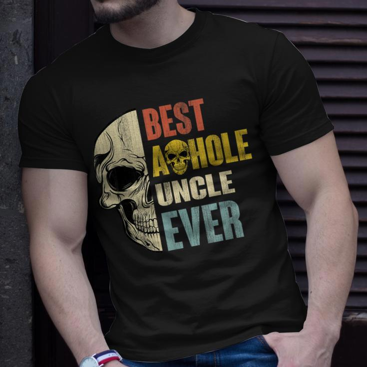 Vintage Best Asshole Uncle Ever Gift Idea For Men Unisex T-Shirt Gifts for Him