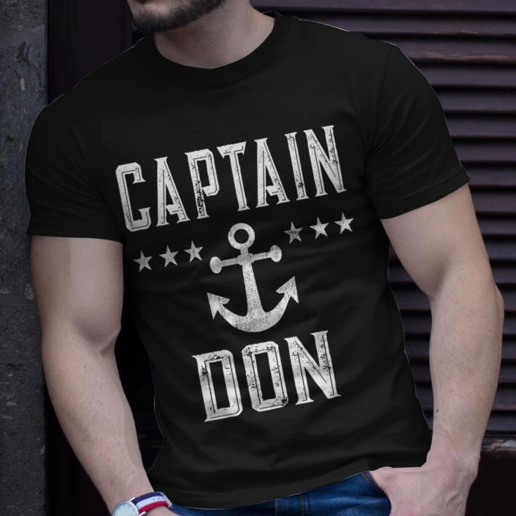Vintage Captain Don Boating Lover Unisex T-Shirt Gifts for Him