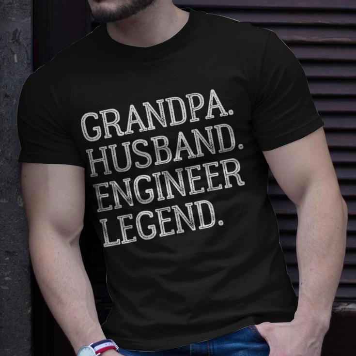 Vintage Grandpa Husband Engineer Legend Gift For Women Unisex T-Shirt Gifts for Him
