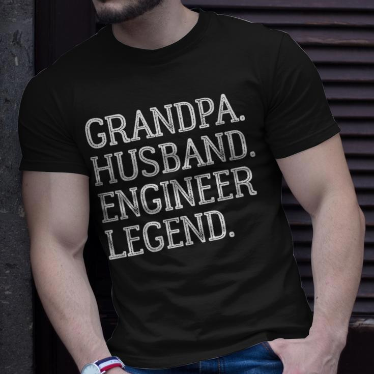 Vintage Grandpa Husband Engineer Legend Gift For Womens Gift For Women Unisex T-Shirt Gifts for Him