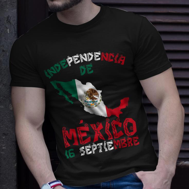 Vintage Mexico Flag 16Th September Mexican Independence Day T-Shirt Gifts for Him