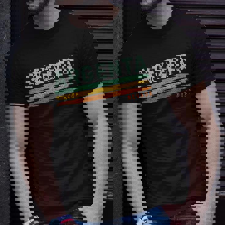 Vintage Stripes Argenta Nv T-Shirt Gifts for Him