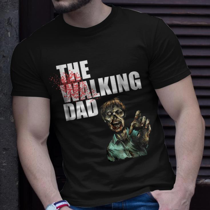The Walking Dad Fathers Day Horror Movies Walking Dad T-Shirt Gifts for Him