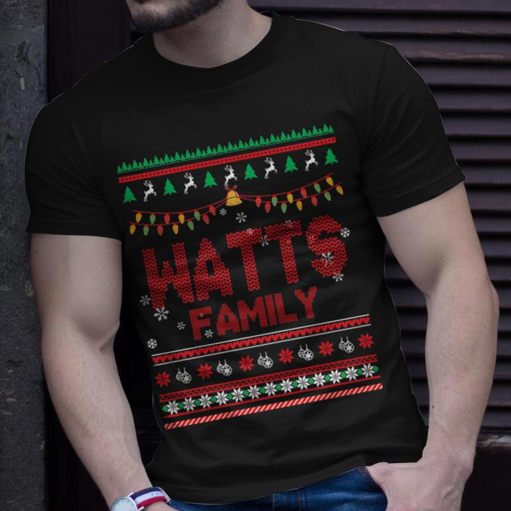 Watts Name Gift Watts Family V2 Unisex T-Shirt Gifts for Him