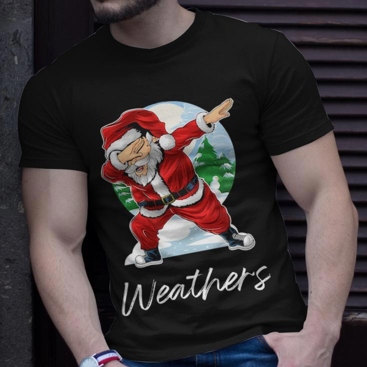 Weathers Name Gift Santa Weathers Unisex T-Shirt Gifts for Him