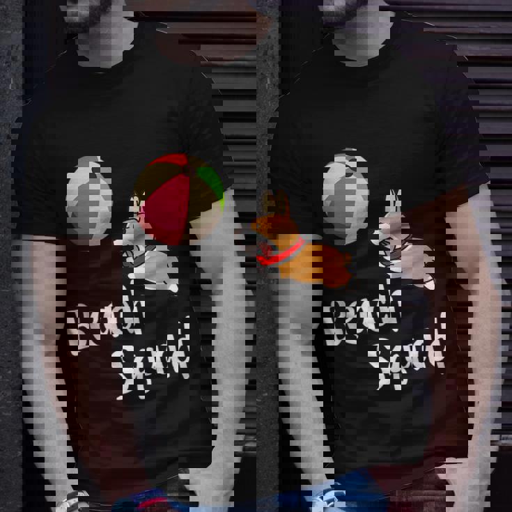 Welsh Corgi Dogs Beach Squad Summer Vacation Gift Outdoors Unisex T-Shirt Gifts for Him