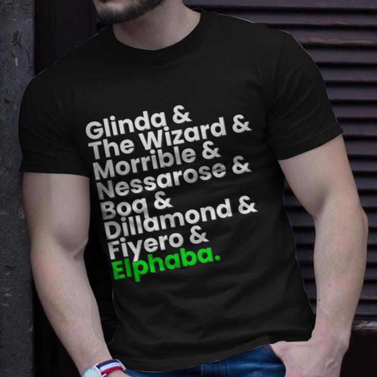 Wicked Characters Musical Theatre Musicals T-Shirt Gifts for Him
