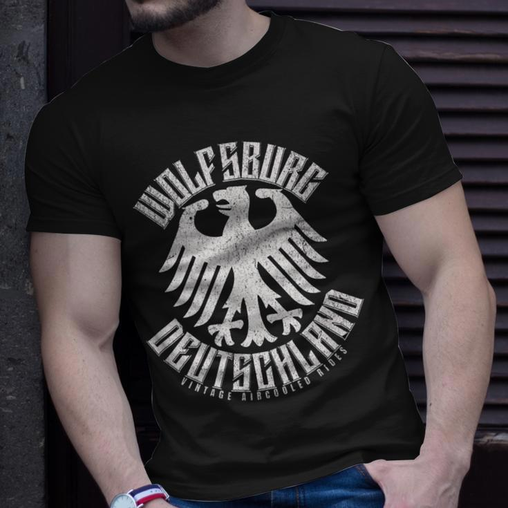 Wolfsburg Deutschland Germany Vintage Air-Cooled Rides T-Shirt Gifts for Him