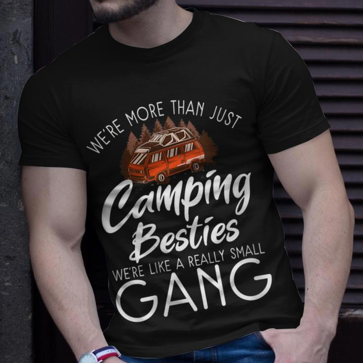 Womens Were More Than Just Camping Besties Patriotic 4Th Of July Unisex T-Shirt Gifts for Him