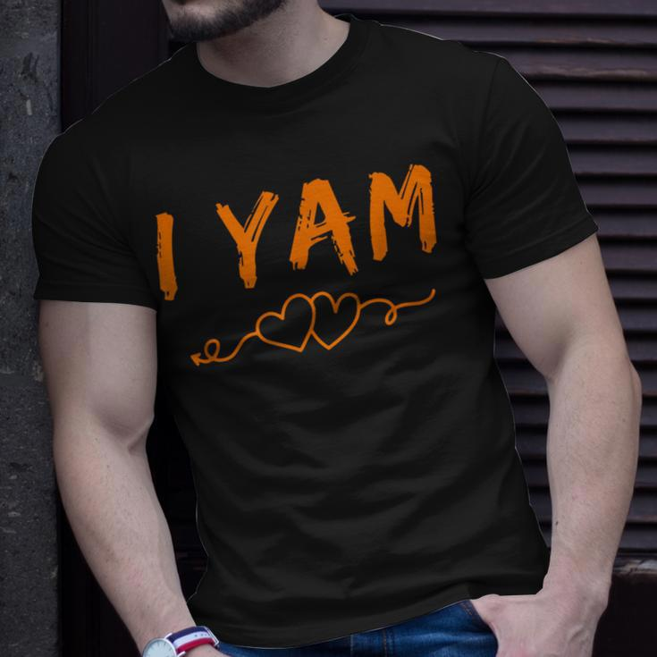 I Yam She's My Sweet Potato Couples Thanksgiving T-Shirt Gifts for Him