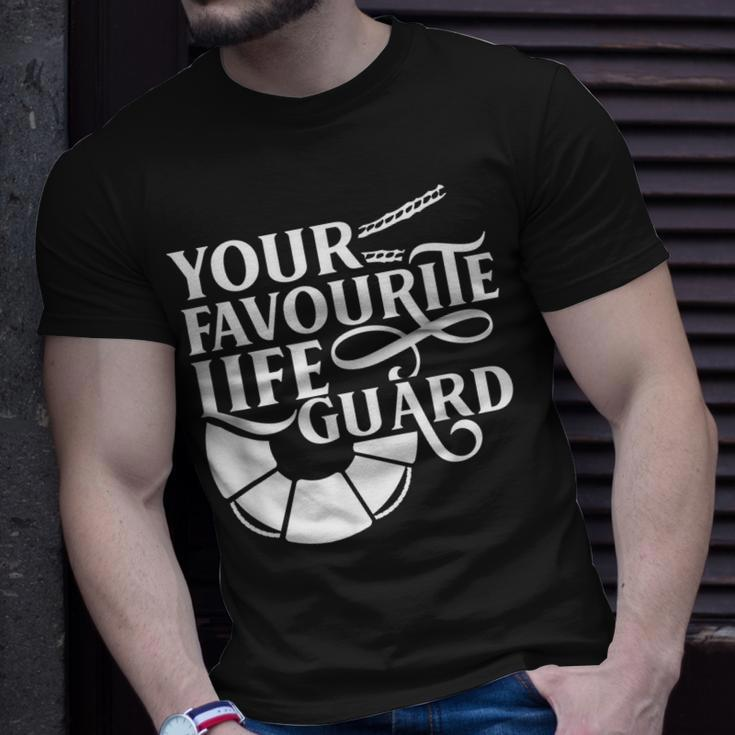 Your Favourite Lifeguard Job Life Guard Sayings Unisex T-Shirt Gifts for Him