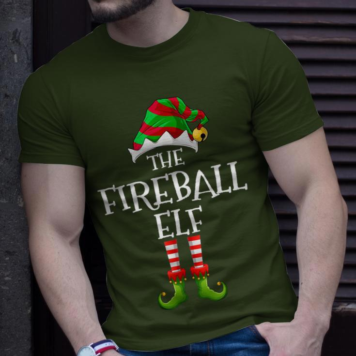 Fireball Elf Matching Family Group Christmas Party T-Shirt Gifts for Him