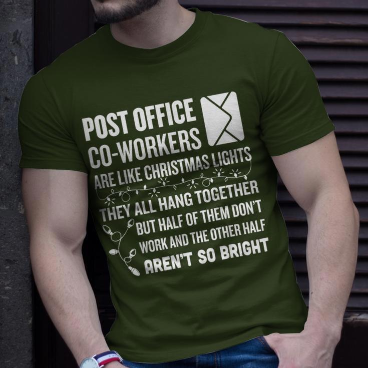 Holiday Postal Worker Christmas T-Shirt Gifts for Him
