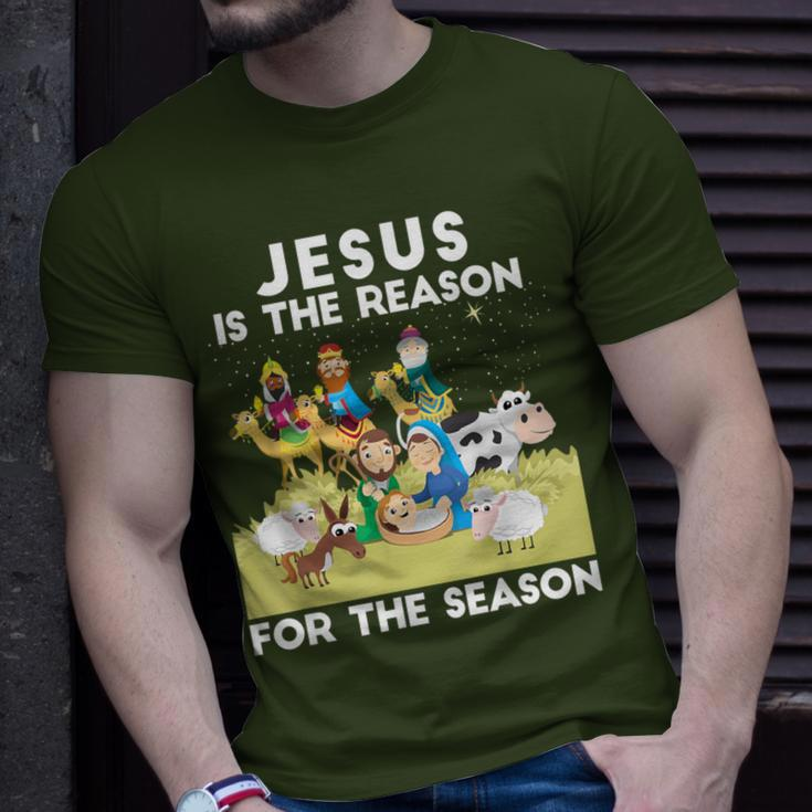 Jesus Is The Reason For The Season Faith In God Christmas T-Shirt Gifts for Him