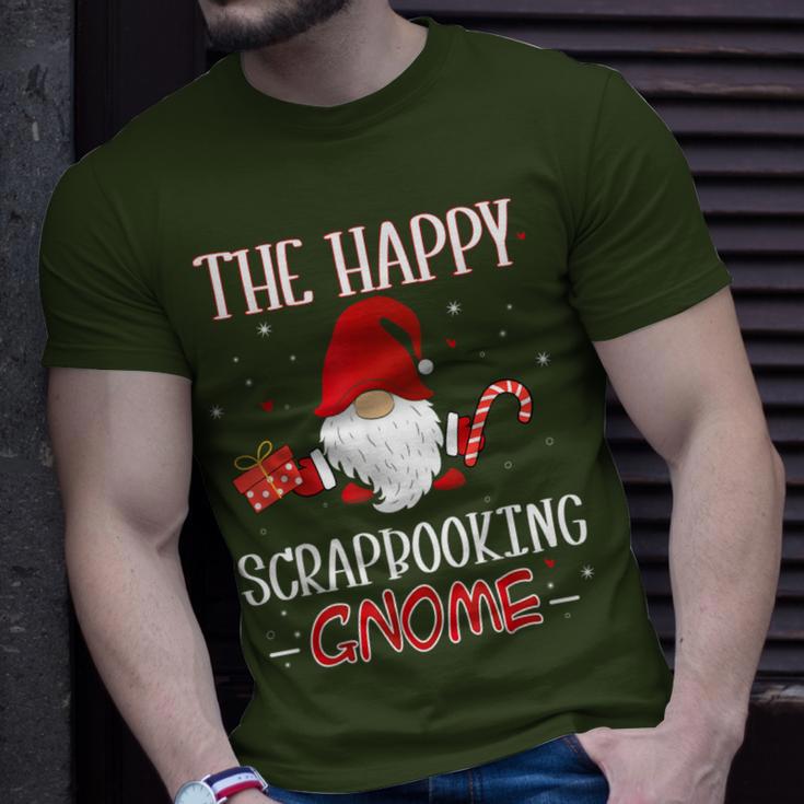 Scrapbooking Christmas Gnome Costume Matching Family T-Shirt Gifts for Him