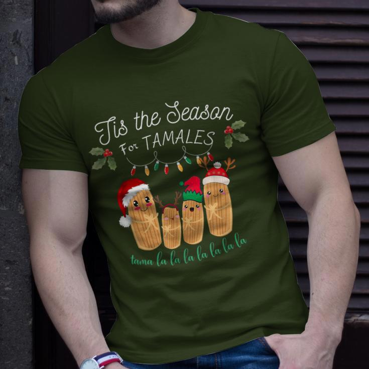 Tis The Season For Tamales Mexican Christmas T-Shirt Gifts for Him
